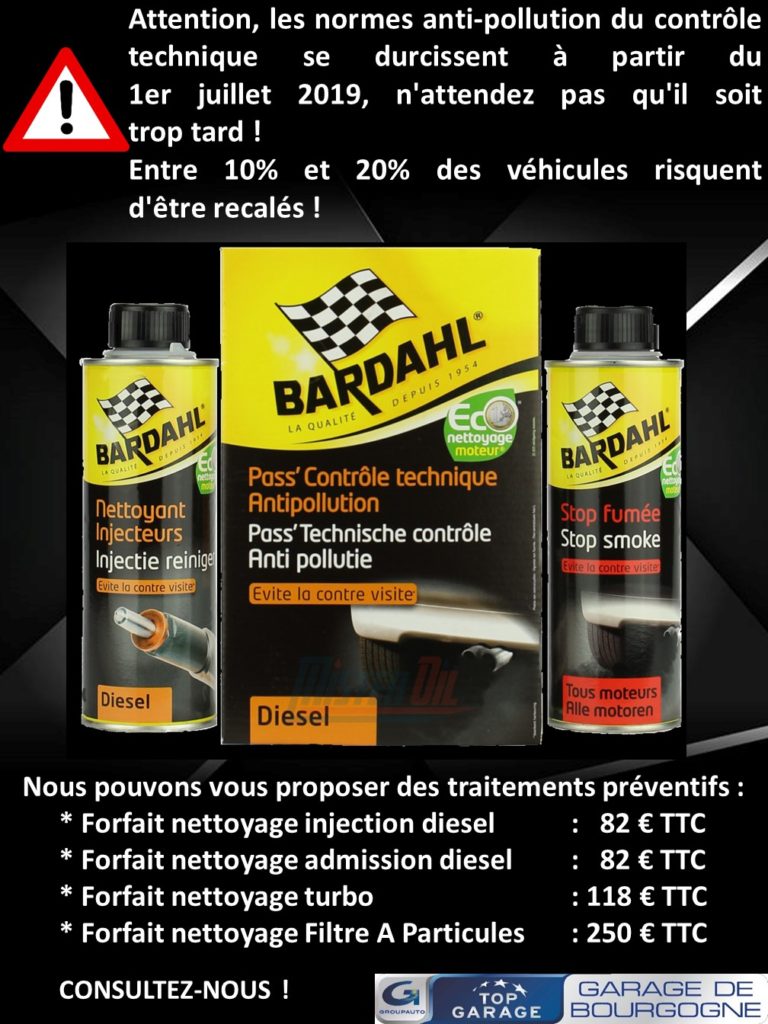 Nouvelles normes anti pollution contrôle technique 2019 Garage de